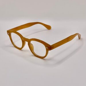 Mustard Color Frame with Transparent Lense
