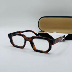 Animal skin Frame with Transparent Lense